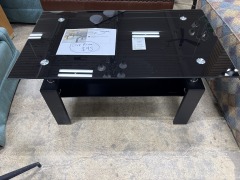 Gala Glass Top single Coffee Table