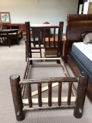 Twin Log Bed
