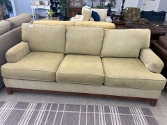 Ethan Allen Mustard Couch