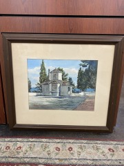 The Villa Vintage Original Watercolor