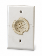 Single-Gang Cable Pass-Through Wall Plate