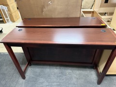 SIDE TABLE W\/CORD PORTAL