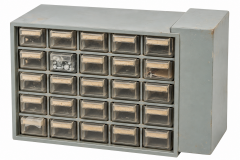 25-Drawer Parts Organizer Cabinet