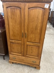 Pine Clothing Armoire