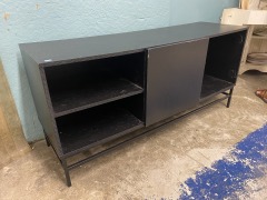 Minimal Black TV Cabinet