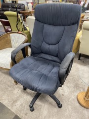 Extra Wide Micro Suede Office Chair