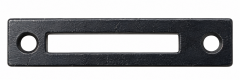 Black Metal Door Strike Plate