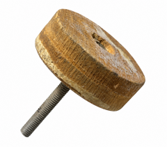 Wooden Furniture Knob with Threaded Bolt