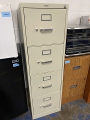 HON Beige 4 Drawer Filing Cabinet