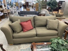 Tan Canvas Couch