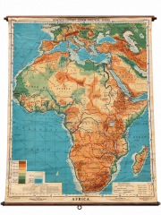 Denoyer-Geppert Africa School Wall Map