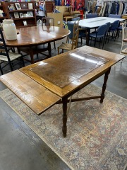 Shiny Rustic Dining Table