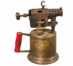 Vintage Brass Gasoline Blowtorch
