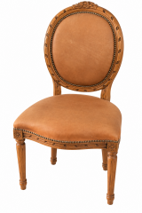 Louis XVI Medallion Accent Chair
