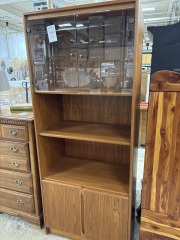 Danish Modern Style Glass Cabinet