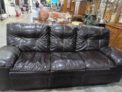 Leather Couch 3645