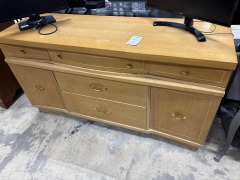Mid Century Oak Credenza