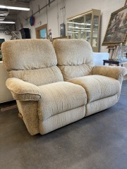 Caramel LaZboy Loveseat Recliner
