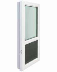 White Vinyl Single-Hung Window