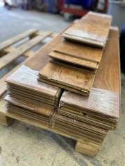 Warm Tone Faux Wood Laminate Flooring