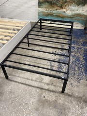 Twin Black Platform Bed Frame