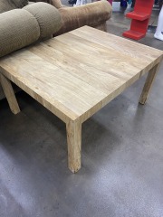 Faux Wood Rustic Coffee Table