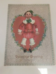 Tuck and Sons Framed Antique Valentines Day Card