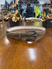Copper and Cowhide Western Belt XL