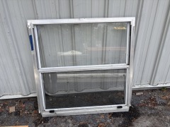 Single Pane Aluminum Window with Screen