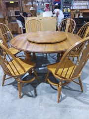 Dining Table w\/6 chairs 3651