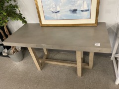 Modern Concrete Entry Table