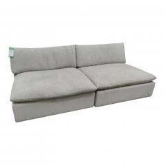 Arhaus 2pc Light Tan Sofa