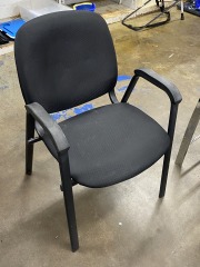 Black Stackable Armchair