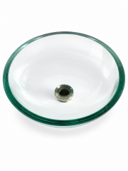 Clear Glass Vessel Sink