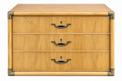 Vintage Blonde Campaign-Style Chest