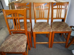 Bar Height Wood Frame Chair (EACH)