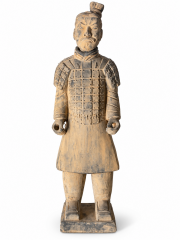 Armored Chinese Warrior Statue
