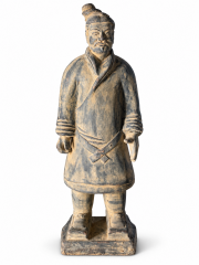 Armored Chinese Warrior Statue