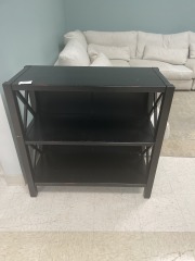 Small Black Shelf Unit