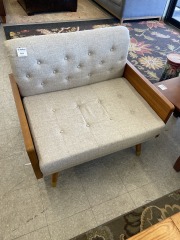 Modern Beige Wood Chair
