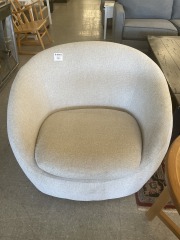 Off White Modern Swivel