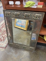 Metal Elephant Mirror