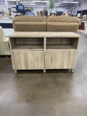 Driftwood Look Entertainment Center