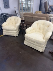 Buttercream Swivel Rocker Chair  (each)