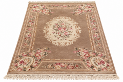 Traditional Floral Aubusson-Style Rug \u2013 5' \u00d7 7'7\