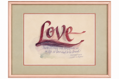 Anita Egan Healy - Calligraphy Watercolor