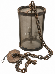 Iron Cylinder Pendant Lantern