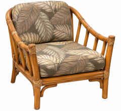 Chair with Palm-Leaf Cushions