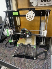 Custom 3-D Printer Powers On Untested Further
