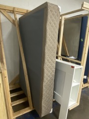 Full Tan Boxspring